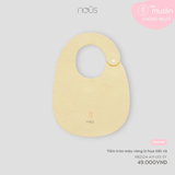 Yếm tròn màu vàng in hoạ tiết vịt Nous