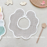 Yếm cổ hoa Hàn Quốc Vella Bunnie Blossom (Caro nâu)