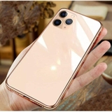 Ốp lưng kính táo xi viền tuyệt đẹp cho iPhone 11 Pro