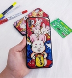 Ốp lưng kính sáng bóng tuyệt đẹp cho iPhone X/ Xs