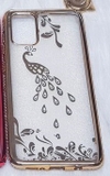 Ốp lưng Samsung A71 dẻo hoa viền đính đá sáng đẹp