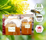 COMBO JUNBUCHA - SHAN TUYẾT (Gồm Con Giống SCOBY + Trà Xanh Shan Tuyết  + Mật Ong) chuẩn Organic Hữu Cơ làm Jun Kombucha