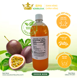 KOMBUCHA CHANH DÂY 1 Lít – Fresh & Cool (Trà Kombucha Chanh Dây - Giảm Cân - Làm Đẹp)