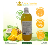 KOMBUCHA DỨA DỪA 1 Lít – Fresh & Cool (Trà Kombucha Dứa Dừa - Giảm Cân - Làm Đẹp)