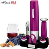 Bộ dụng cụ cho rượu vang Cuisinart Wine Opener Set Purple CWO-200