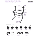 On-Stage KS7365EJ 2-Tier Folding-Z Keyboard Stand