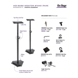 On-Stage SMS6600-P / 6000-P Studio Monitor Stands (cặp)