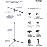 On-Stage MS9701B/TB+ Heavy-Duty Euro Boom Mic Stand (hạng nặng)