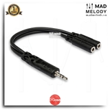 Hosa Y Cable YMM-232 (3.5mm TRS - Dual 3.5mm TRSF) (Dây cáp nhân đôi 3.5mm stereo)