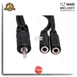 Hosa Y Cable YMM-232 (3.5mm TRS - Dual 3.5mm TRSF) (Dây cáp nhân đôi 3.5mm stereo)