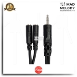 Hosa Y Cable YMM-232 (3.5mm TRS - Dual 3.5mm TRSF) (Dây cáp nhân đôi 3.5mm stereo)