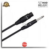 Hosa Pro Microphone Cable HMIC-000HZ (REAN XLR3F - 1/4in TS) (Dây cáp Micro dynamic 6.35mm)