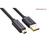 Cáp USB 2.0 to USB Mini 25cm mạ vàng Chính hãng Ugreen 10353 cao cấp