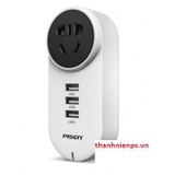 Ổ cắm điện đa năng Pisen K-13 USB Socket (3USB, 1AC)