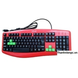 Keyboard Eblue Elated EKM046REVN-IU USB Red