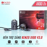 Đèn trợ sáng Kenzo X100 bi cầu V3.0