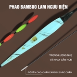 Phao Nano Bamboo Hố Đấu Điện Lam Ngưu  BB-03