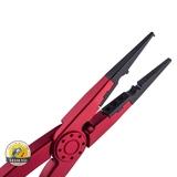 Kìm gỡ cá Noeby tay súng lưỡi dài cao cấp ( đỏ đen )