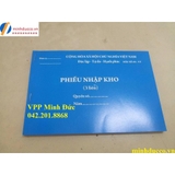 Phiếu nhập kho 3 liên 100 tờ