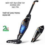 Máy hút bụi cầm tay Hikeren không dây cao cấp, sạc pin 2 trong 1