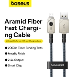 Cáp sạc nhanh Baseus Unbreakable Series Fast Charging Data Cable USB to iP 2.4A