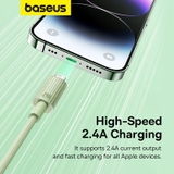Cáp sạc nhanh Baseus Habitat Series Fast Charging Cable USB to iP 2.4A