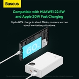 Pin dự phòng 30W OS-Baseus Adaman2 Digital Display Fast Charge Power Bank VOOC Edition 20000mAh