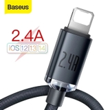 (đồng giá 49k) Cáp sạc nhanh 2.4A Baseus Crystal Shine Series USB to iP