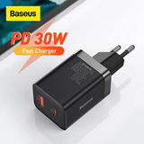 Bộ sạc nhanh Baseus Super Si Pro Quick Charger 2 cổng C+U 30W