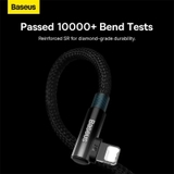 Cáp sạc 2.4A Baseus MVP 2 Elbow-shaped Fast Charging Data Cable USB to iP
