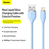 Cáp sạc nhanh USB to iP 2.4A Baseus Jelly Liquid Silica Gel Fast Charging Data Cable