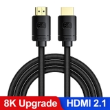 Cáp HDMI 2.1 siêu nét 8K Baseus High Definition Series Hỗ trợ 8K@60Hz, 4K@120Hz, 2K@144Hz