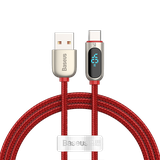 Cáp sạc nhanh 5A có màn hình LED Baseus Display & Fast Charge Type C