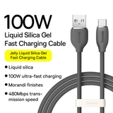 Cáp sạc nhanh 100W Baseus Jelly Liquid Silica Gel Fast Charging Data Cable USB to Type-C