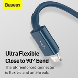 Cáp sạc đa năng USB to M+L+C 3.5A Baseus Superior Series