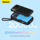 Pin Sạc Dự Phòng 22.5W OS-Baseus Qpow2 Dual-Cable Digital Display Fast Charge Power Bank 10.000 / 20.000
