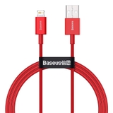 (Đồng giá 49k) Cáp sạc nhanh siêu bền USB to lightning 2.4A Baseus Superior Series