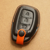 Bao da chìa khóa ô tô Hyundai Tucson, i10, Elantra, Creta - Dòng da Vachetta mix
