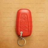Bao da chìa khóa ô tô Ford - 5 nút - Dòng da Vachetta