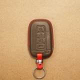 Bao da chìa khoá ô tô KIA 2011 Cerato, Sportage, Sorento - 4 nút - da bò Nappa mix màu
