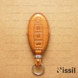 Bao da chìa khóa ô tô Nissan - Dòng da Vachetta