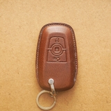 Bao da chìa khóa ô tô Ford Everest - 3 nút - Dòng da Vachetta
