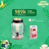 Combo - Mua đèn khuếch tán hương thơm Mason Jar tặng 2 hộp sáp viên Candle Warmer