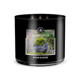 Nến ly 3 bấc sáp đậu nành (For men) - Stone & Moss