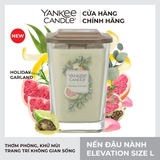 Nến thơm Yankee Candle, Nến ly vuông size L, Mùi Holiday Garland