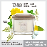 Nến thơm Yankee Candle, Nến ly vuông size M, Mùi Sheer Linen