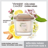 Nến thơm Yankee Candle, Nến ly vuông size S, Mùi Magnolia & Lily