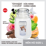 Nến thơm Yankee Candle, Nến hũ size L, Mùi Soft Blanket