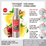 Tinh dầu xịt Yankee Candle, Tinh dầu khuếch tán hương thơm dạng xịt đậm đặc, Mùi Macintosh