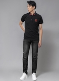 QUẦN JEAN ĐEN MÀI XƯỚC SLIM FIT